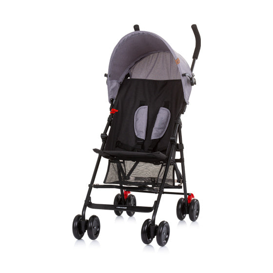 Amaya Foldable Folding Stroller - Travel Stroller Linen Grey