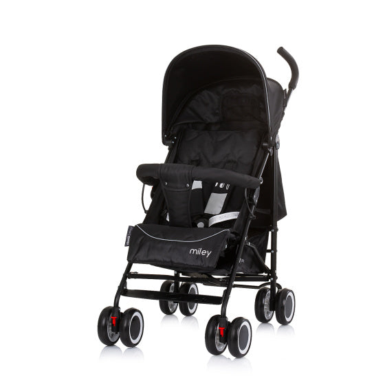 Miley Foldable Folding Stroller - Travel Stroller Obsidian black