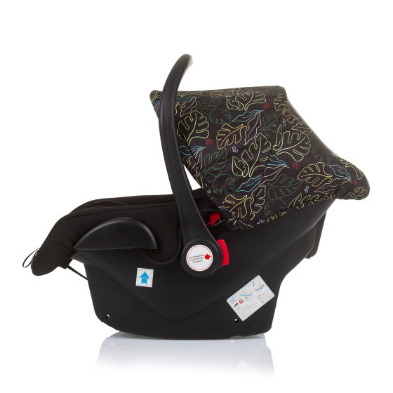 Havana Car seat with Adapters 40-85 cm Group 0+ Obsidian Leaves