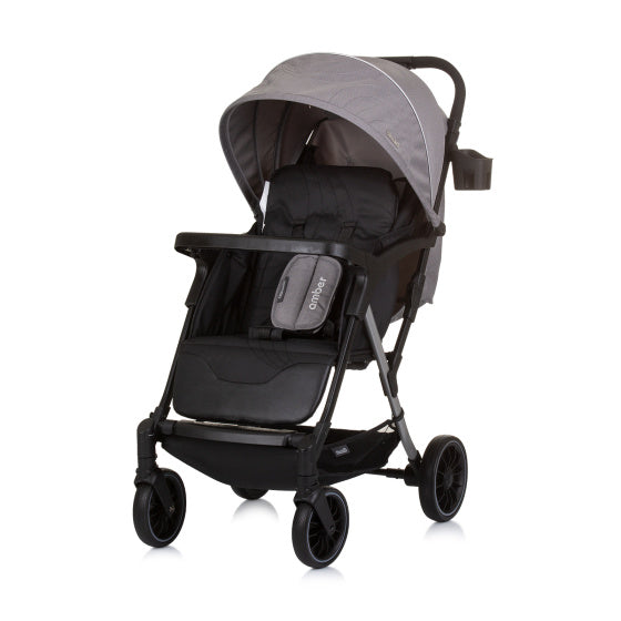 Amber Foldable Buggy with Foot Cover Granite Grey