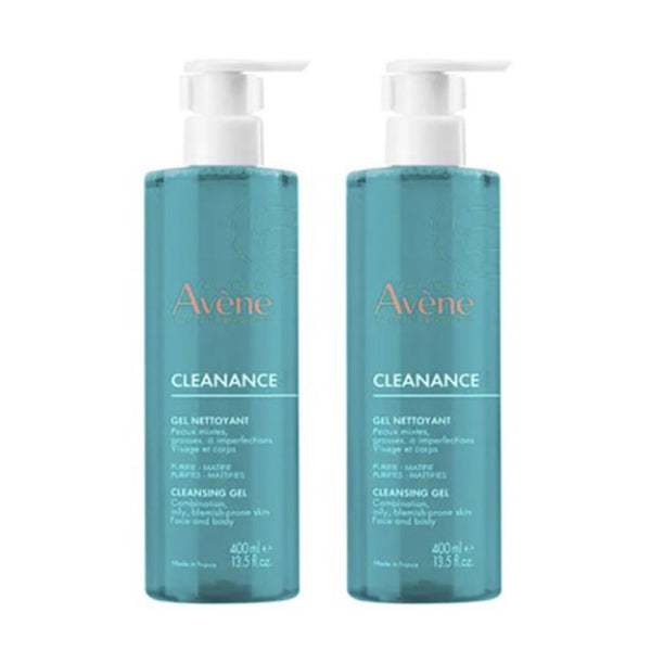 Avène Cleanance Duo Cleansing Gel 2 x 400 ml