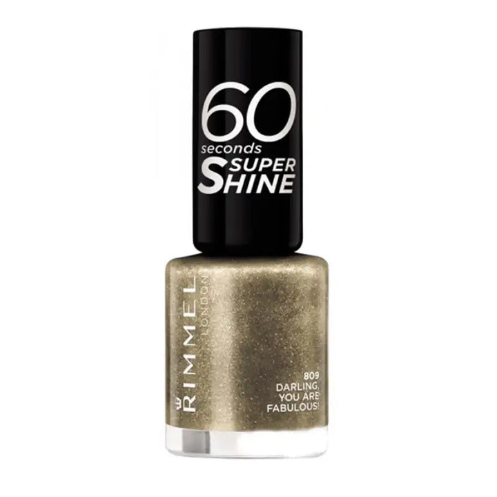 Rimmel London 60 Seconds Super Shine Nail Lacquer 809 Darling You Are Fabulous - Livre e Solta Fashion