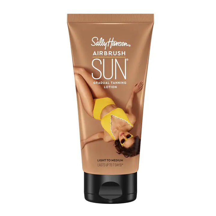 Sally Hansen Airbrush Sun Loción Bronceadora Gradual Light to Medium 175ml - Livre e Solta Fashion