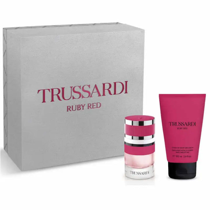 Trussardi Ruby Red Eau De Perfume Spray 60ml Set 2 Pieces - Livre e Solta Fashion