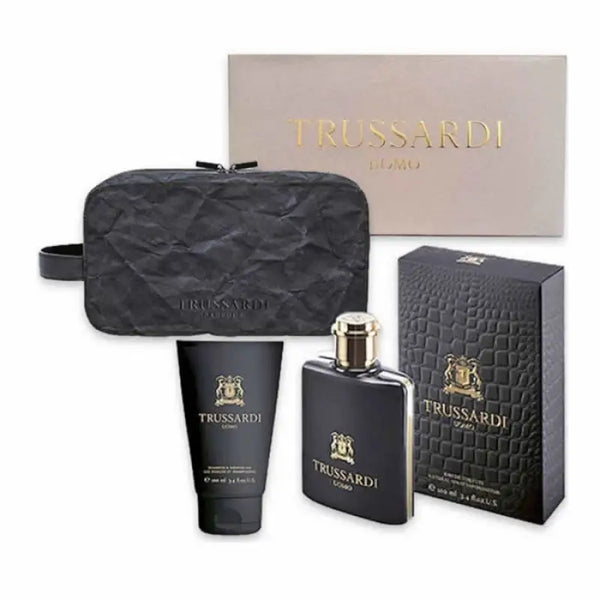 Trussardi Uomo Eau De Toilette Spray 100ml Set 3 Pieces - Livre e Solta Fashion