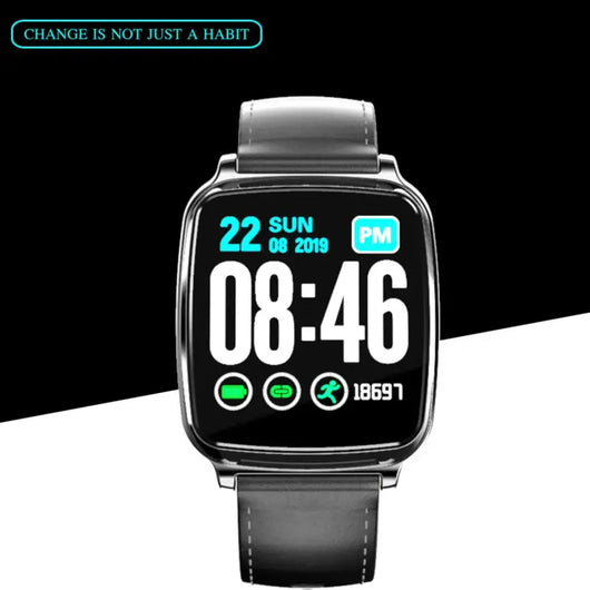 Ultra-thin Fashion M8 Fitness Tracker IP67 Waterproof Blood Pressure Sports Call Reminder Bluetooth Smart iOS Watch blue - Livre e Solta Fashion