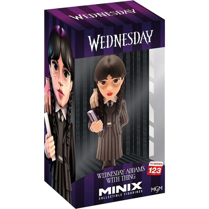 Wednesday - Wednesday and Thing Minix figure 12cm - Livre e Solta Fashion