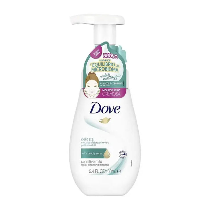 Dove Delicata Espuma Facial Limpiadora Piel Sensible 160ml - Livre e Solta Fashion